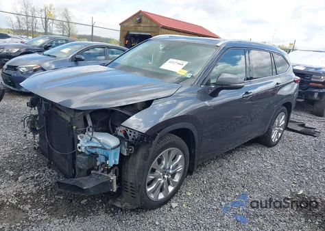 2020 Toyota Highlander Limited z USA, uszkodzony, nr VIN 5TDDZRBH7LS015529